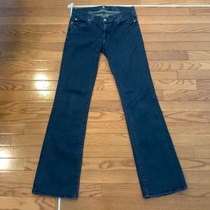 Bootcut denim / soft and stretchy (runs small)